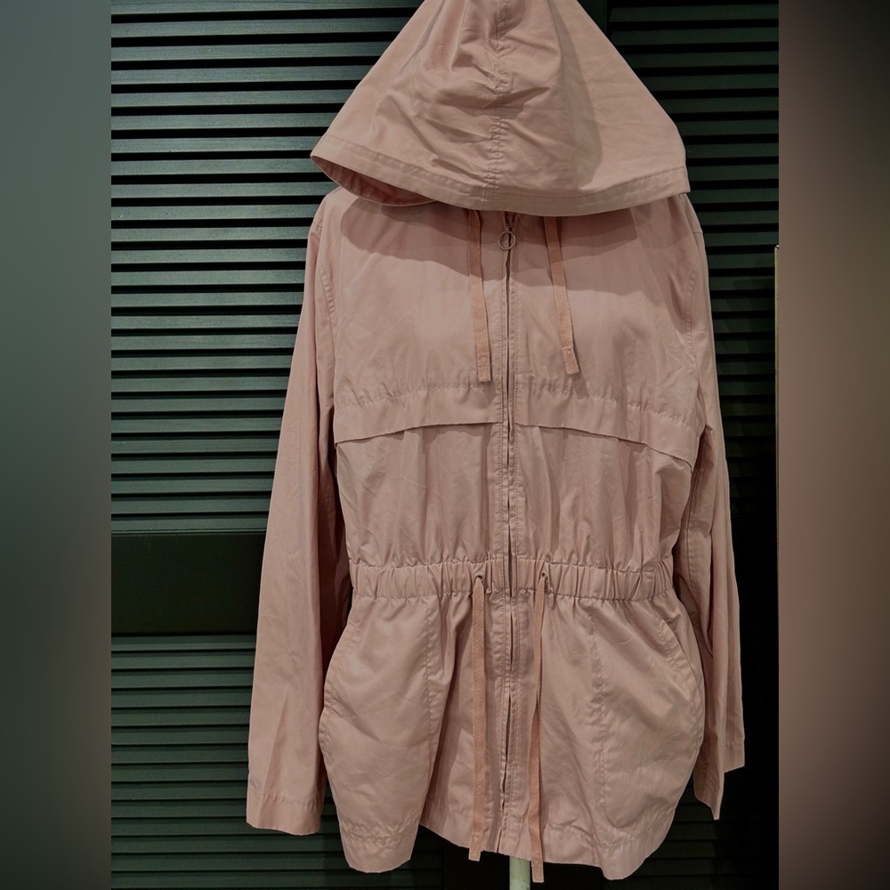 Women's Pink Hooded Jacket
